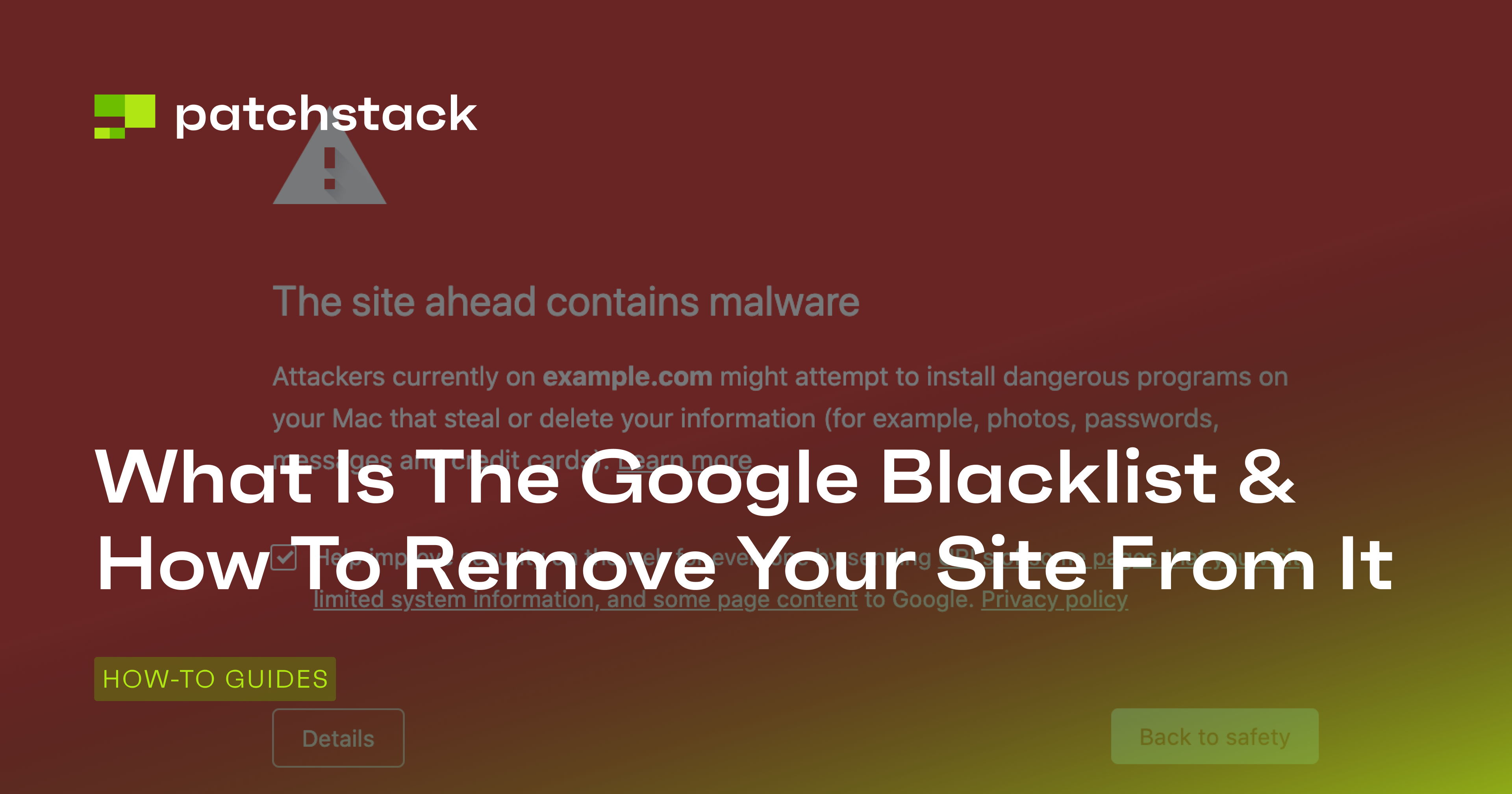 Google Blacklist