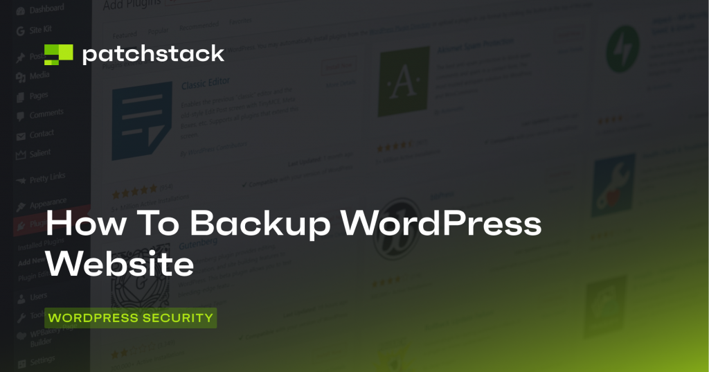 wordpress backup