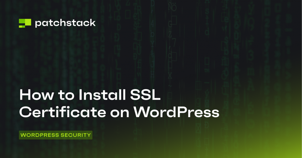 SSL Certificate on WordPress