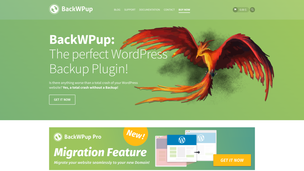 BackWPup backup plugin for WordPress