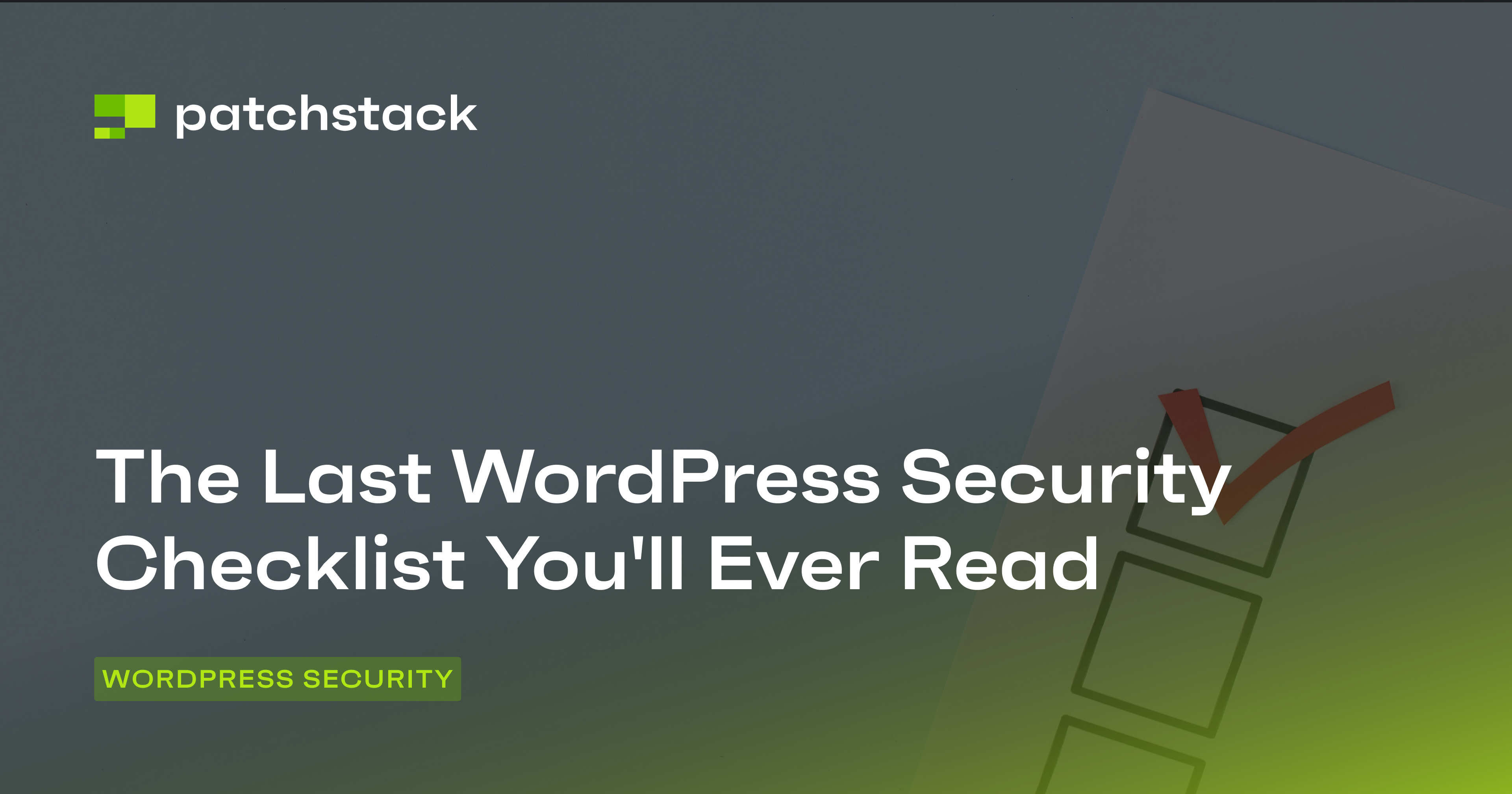 WordPress Security Checklist