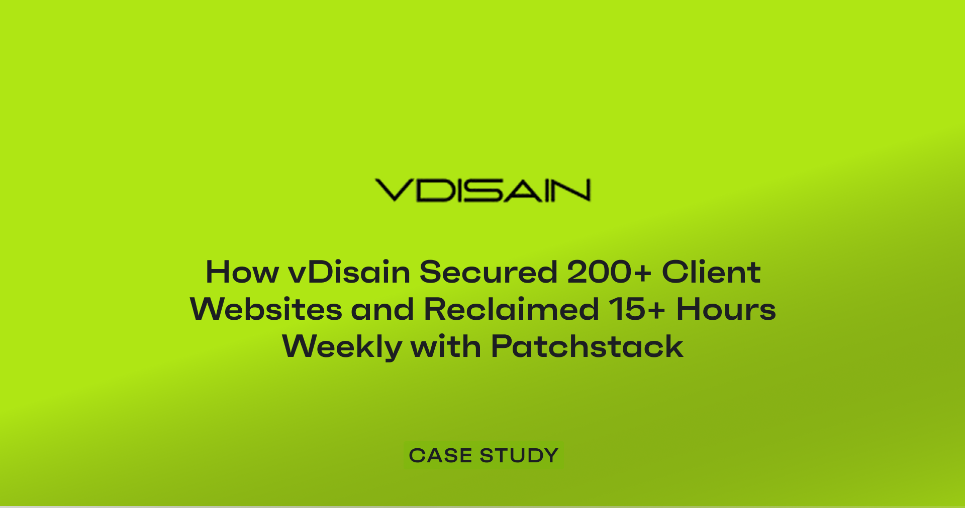 vDisain secures websites with Patchstack